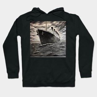 Titanic inspired art Hoodie